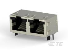 TE Connectivity MODULAR JACKS - INVERTED AND LEDS 6116522-2
