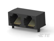 TE Connectivity MODULAR JACKS - INVERTED AND LEDS 5406526-1