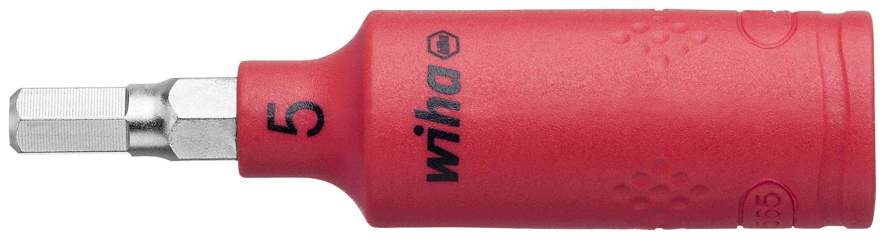 Wiha 43111 Innen-Sechskant Steckschlüsseleinsatz 5 mm 1 Stück 1/4" (6.3 mm)