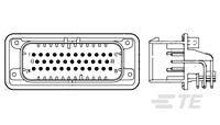 TE Connectivity 776180-4 Tray