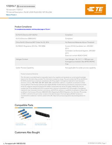 TE Connectivity 172315-7 Bag