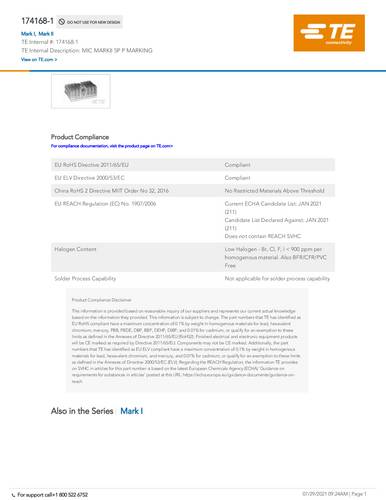 TE Connectivity 174168-1