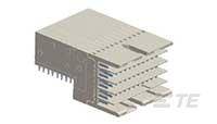 Ein Stapel digitaler Platinen, die übereinander angeordnet sind; symbolisiert technologische Vernetzung und Datenverarbeitung.
