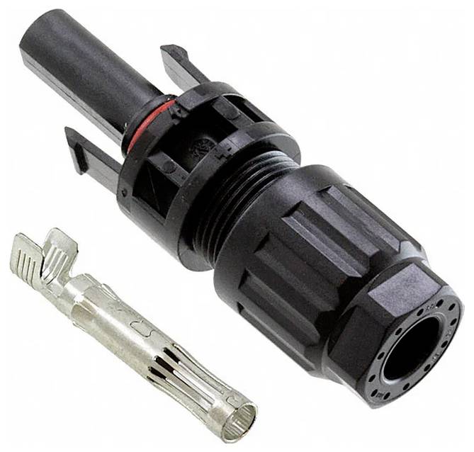 „MC4-Stecker und Anschluss-Pin.