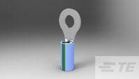 Ein metallischer Schraubenschlüssel steht aufrecht, eingefügt in einen zylindrischen, blau-grünen Sockel auf grauem Hintergrund.
