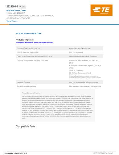 TE Connectivity 2325584-1