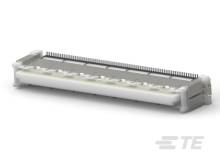 Ein längliches LED-Lichtmodul mit mehreren Leuchtmitteln in einer Reihe, geeignet für industrielle oder gewerbliche Beleuchtung.
