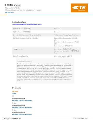 TE Connectivity 8-292129-6