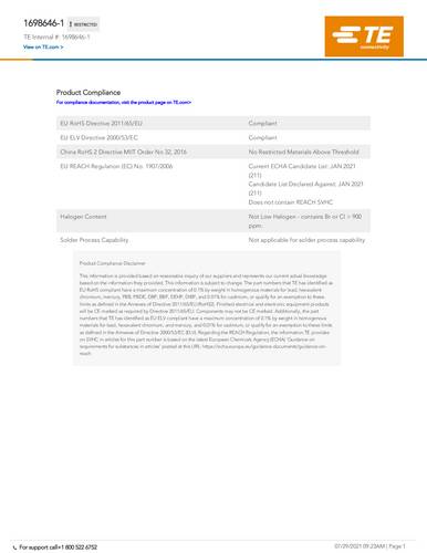 TE Connectivity 1698646-1