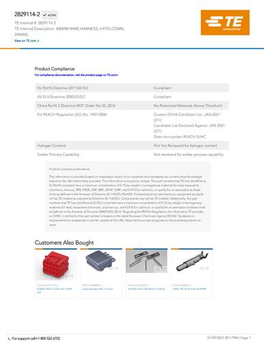 TE Connectivity 2829114-2