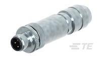 Silberner Adapter mit gerilltem Griff und Gewinde, geeignet für den Anschluss von Luftschläuchen und Kompressoren.