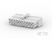 Ein 24-poliger ATX-Netzteil-Stecker, der für den Anschluss an das Mainboard eines Computers verwendet wird.
