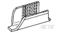 Illustration eines Patronenkerns einer Langwaffe, gezeigt aus der Quersicht, mit hervorgehobenen Details der Rillenstruktur.