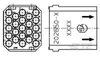 TE Connectivity G Series Products 202650-4 Inhalt: 1St.