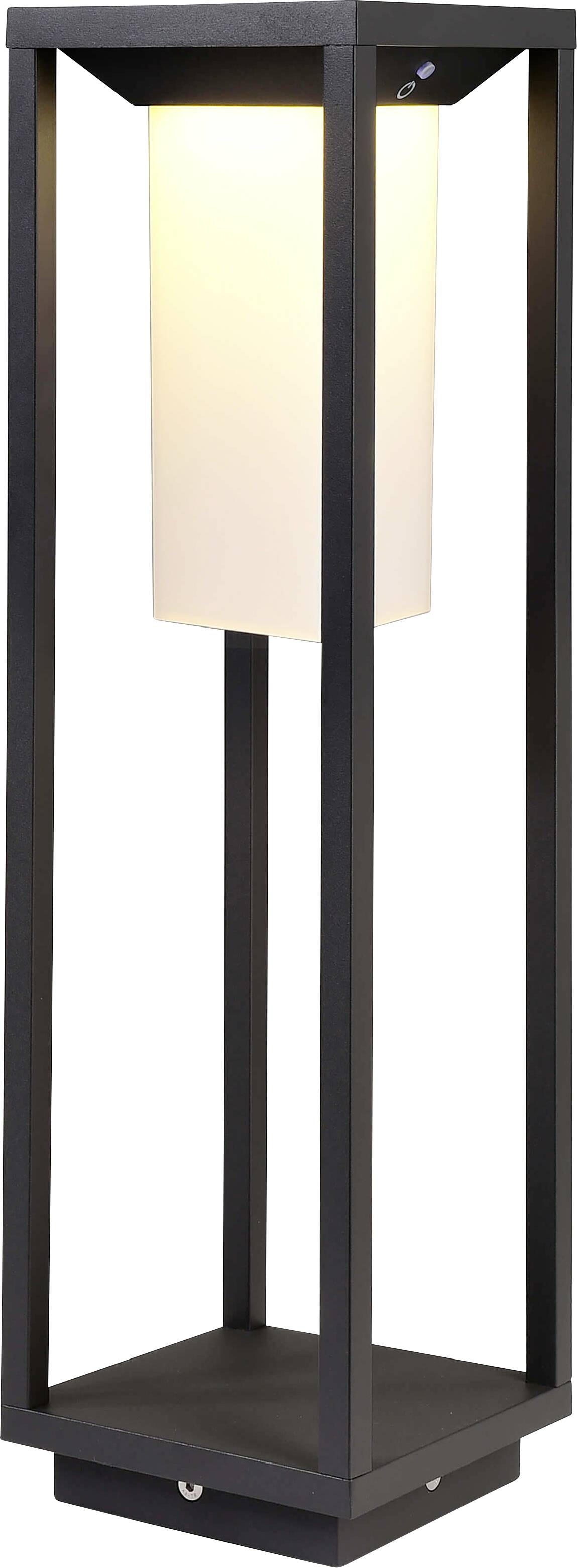 Deko Light 733050 Samas Solar 500 Solar-Außenstandleuchte mit Bewegungsmelder LED LED fest eingebaut 2.2W Dunkelgrau