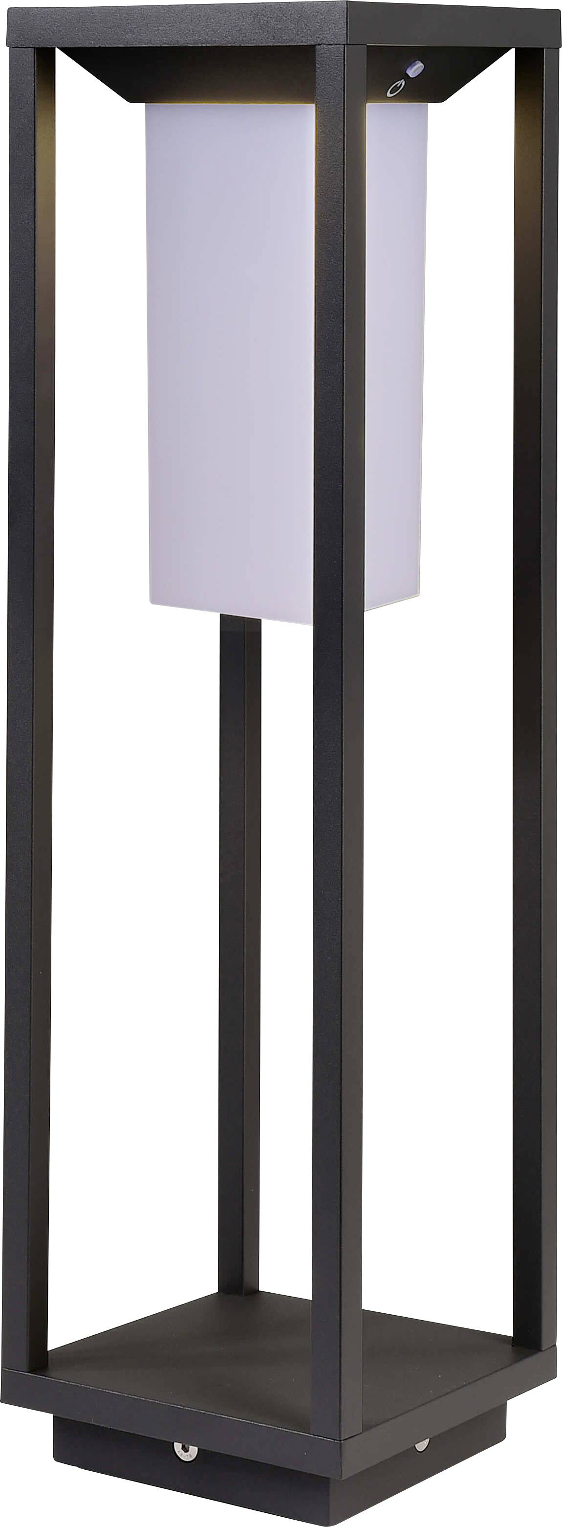 Deko Light 733050 Samas Solar 500 Solar-Außenstandleuchte mit Bewegungsmelder LED LED fest eingebaut 2.2W Dunkelgrau