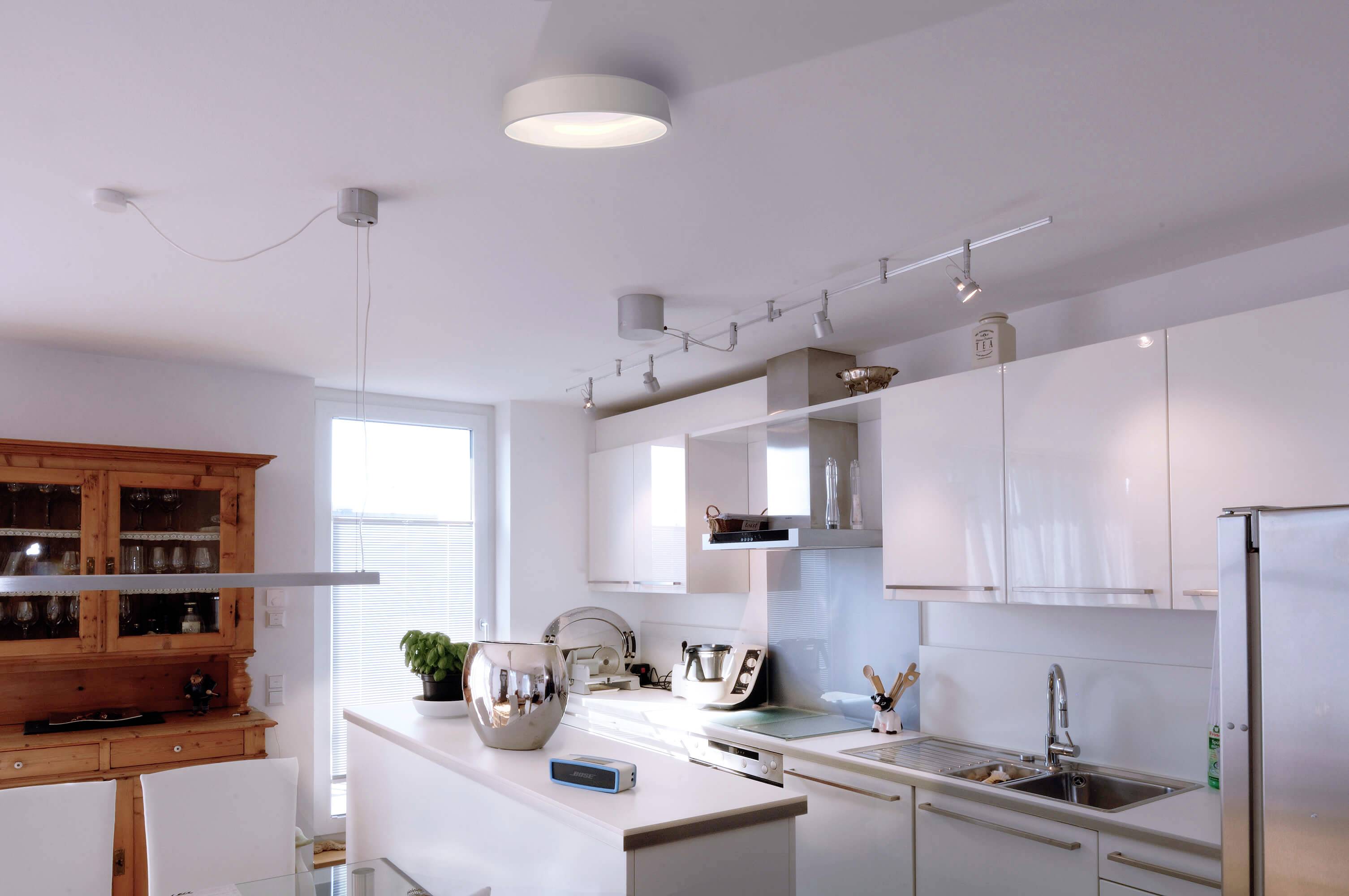 Deko Light 348105 Sculptoris 60, warmweiß Deckenleuchte EEK: G (A - G) 40 W Weiß