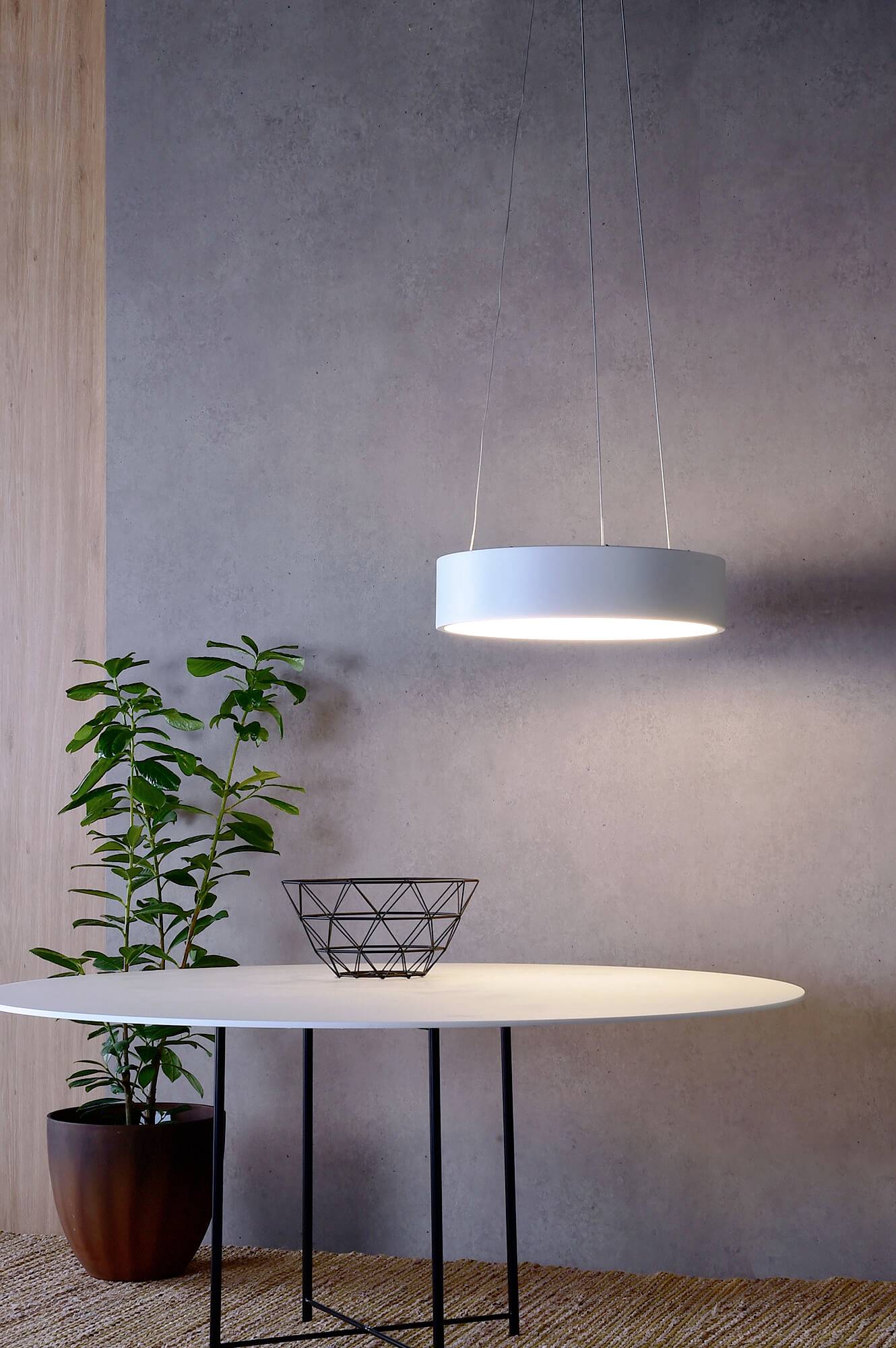 Deko Light Sculptoris 45, neutralweiß 342123 Pendelleuchte EEK: F (A - G) 26W Weiß