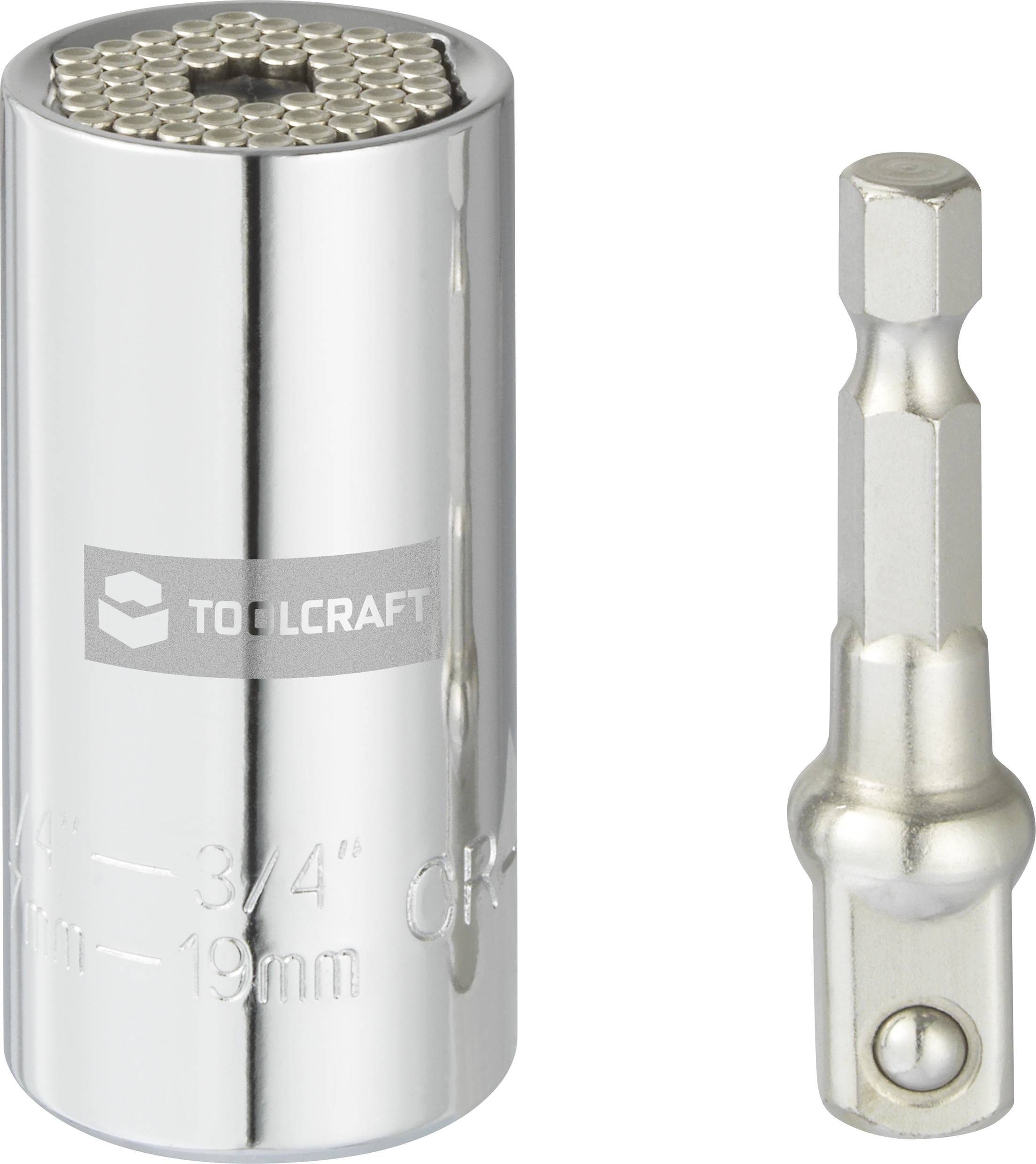 TOOLCRAFT Steckschlüssel-Bit-Einsatz 1/4" (6.3 mm), 3/4" TO-7273935