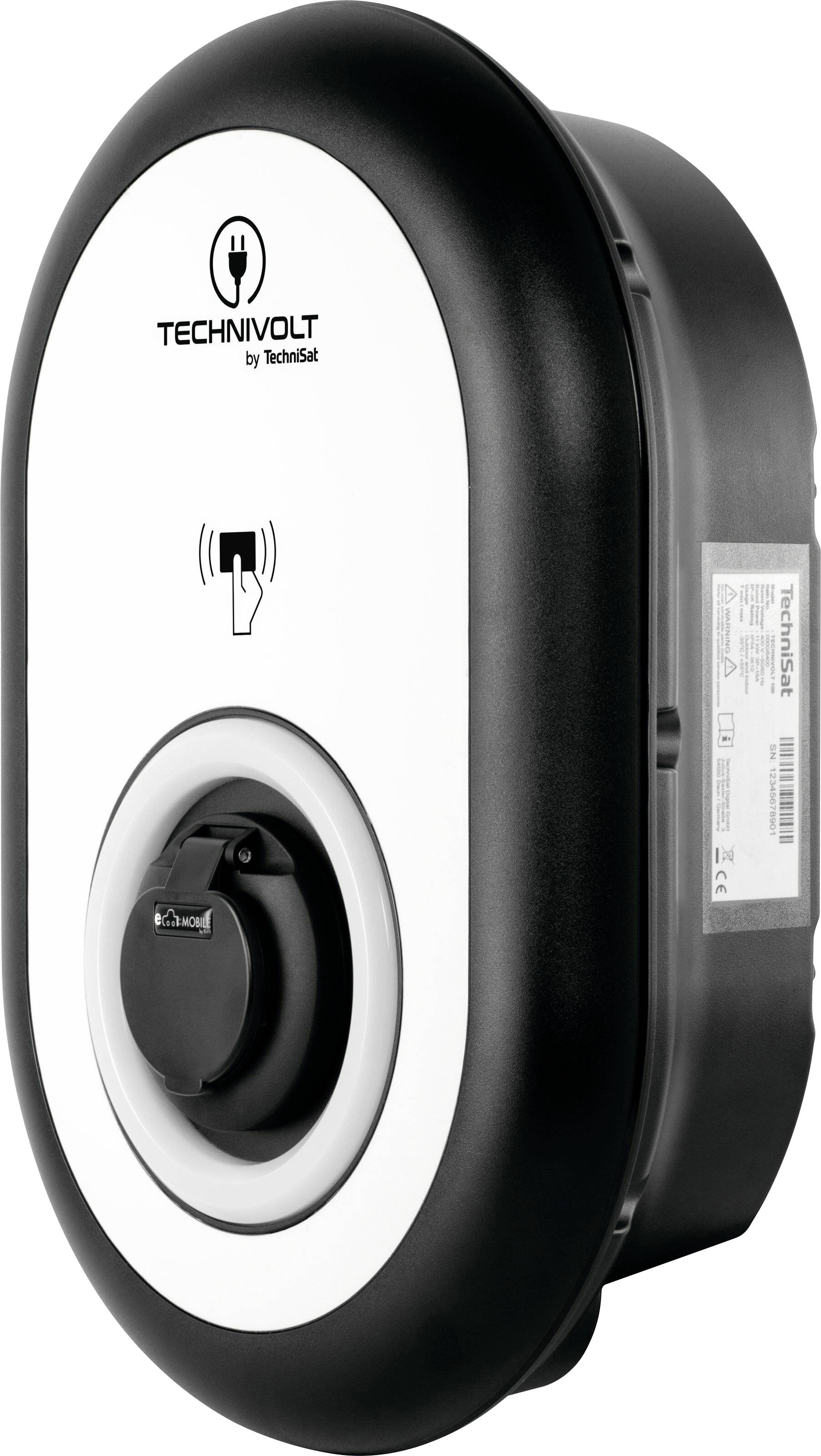 TechniSat TECHNIVOLT 100 Wallbox Typ 2 Mode 3 16 A Anzahl Anschlüsse 1 11 kW RFID