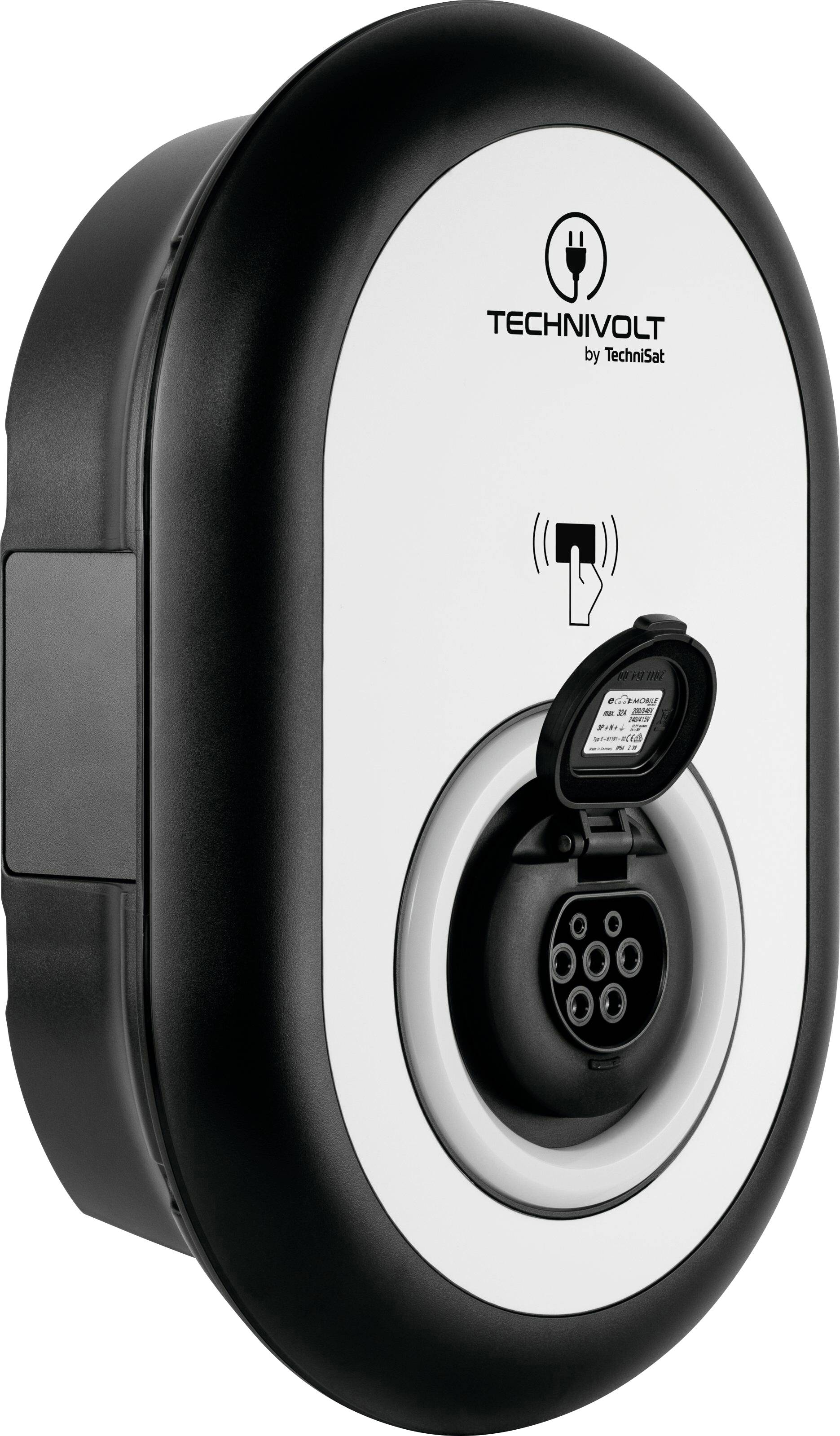 TechniSat TECHNIVOLT 100 Wallbox Typ 2 Mode 3 16 A Anzahl Anschlüsse 1 11 kW RFID