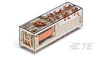 Innenansicht eines Zugwaggons mit Schlafkabinen und Korridor. Der Waggon ist modern eingerichtet und zeigt eine Reihe von nebeneinanderliegenden Kabinen.