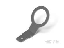 Metallring mit flachem Sockel und Loch für Befestigung, vermutlich ein Bauteil für technische Anwendungen.