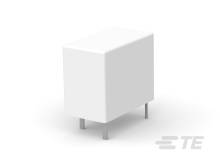 Ein weißer rechteckiger Tisch mit vier kurzen, silberfarbenen Beinen steht auf einer weißen Fläche.