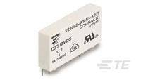 Ein weißes Relais mit der Aufschrift 'Y3086-A12ML-4331, SCHRACK, 4W'. Es hat mehrere elektrische Symbole und Zertifizierungszeichen.