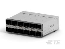 Ein grauer Netzwerk-Switch mit mehreren Ethernet-Ports, geeignet für den Einsatz in Rechenzentren zur Datenverwaltung.
