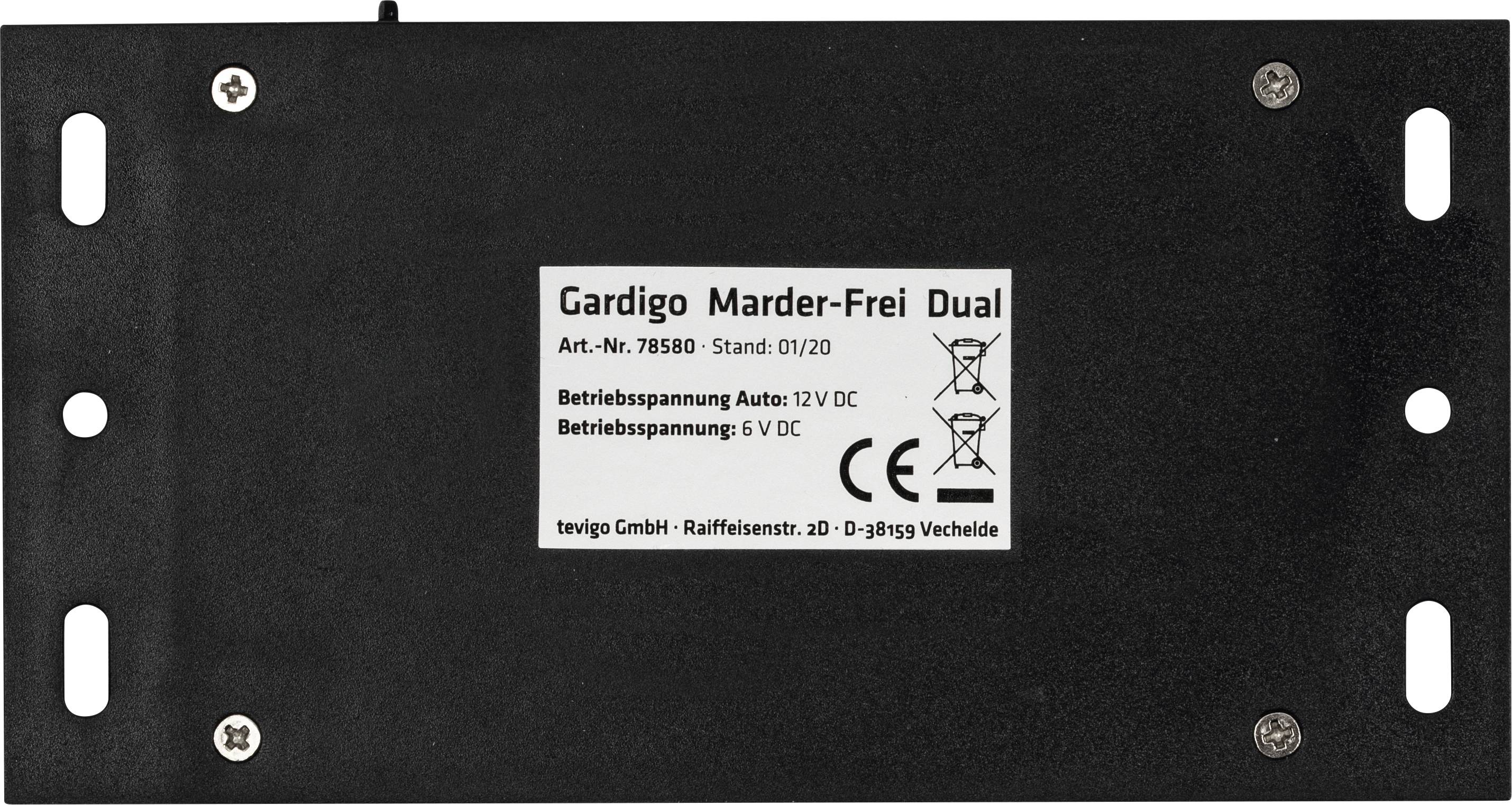 Gardigo Dual Marderabwehr Funktionsart Multifrequenz Wirkungsbereich 60m² 1St.