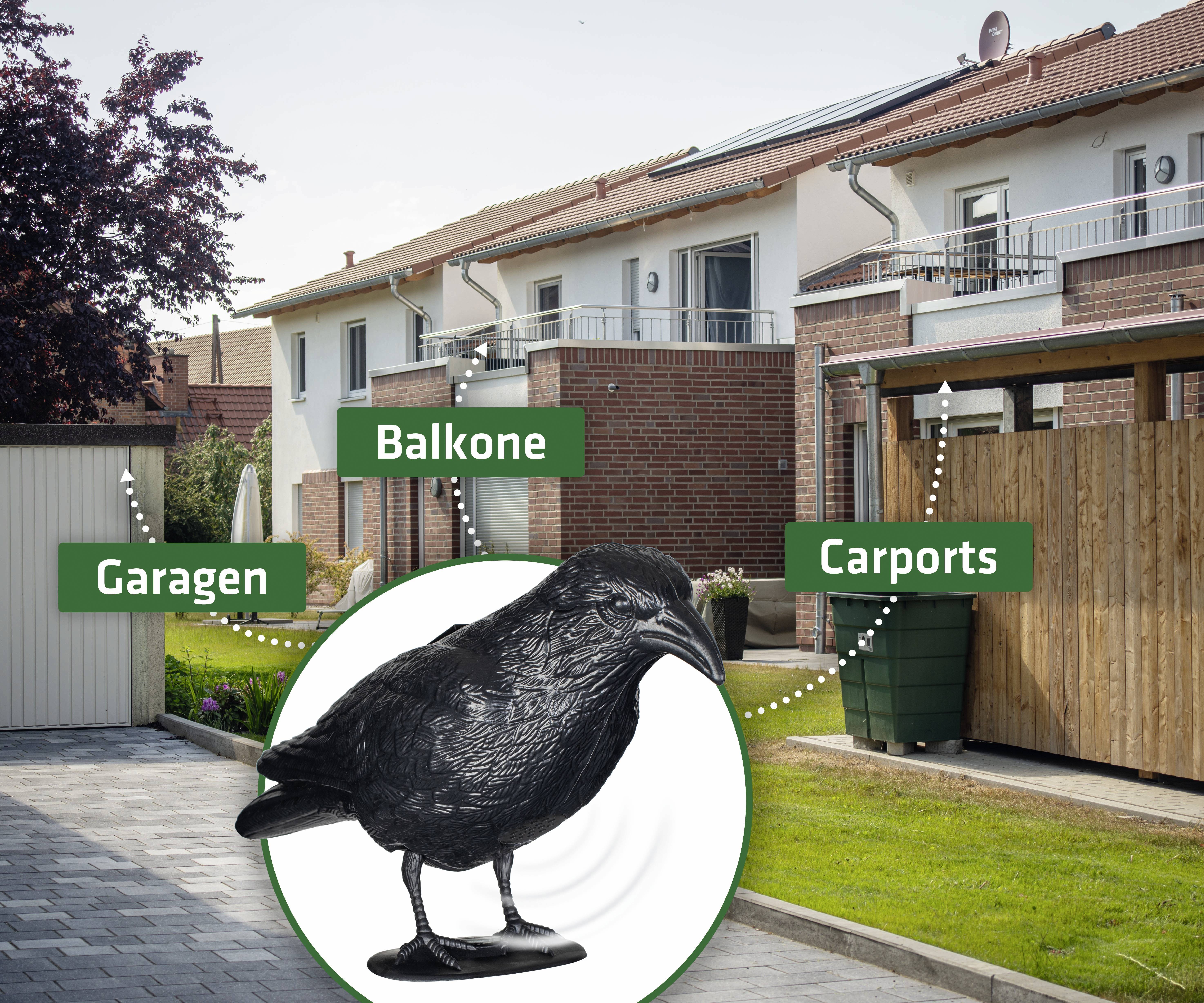 Gardigo Vogelvertreiber Funktionsart Abschreckung 1St.