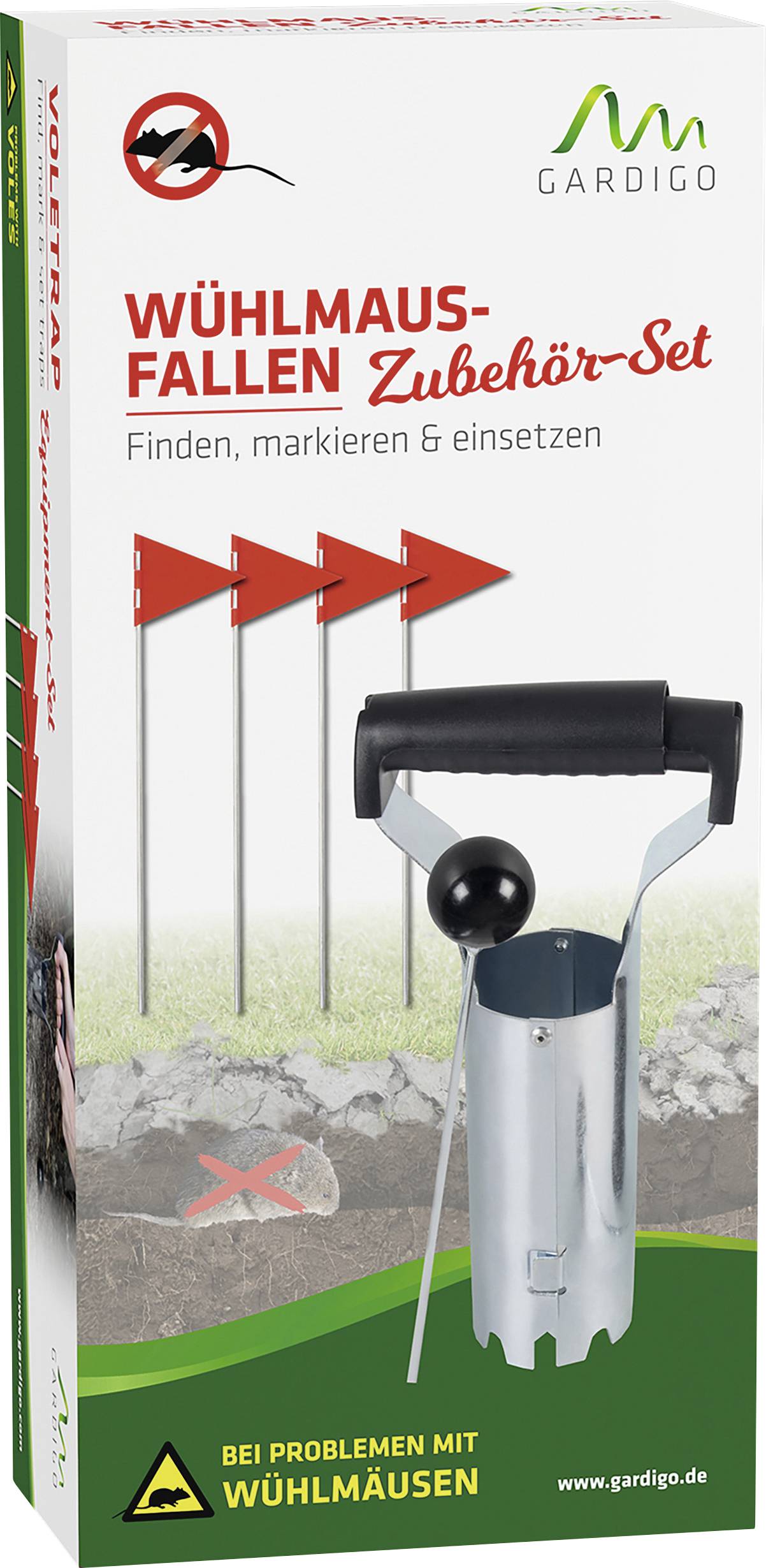Gardigo 70044 Zubehör-Set Wühlmausfallenlochstecher 1St.