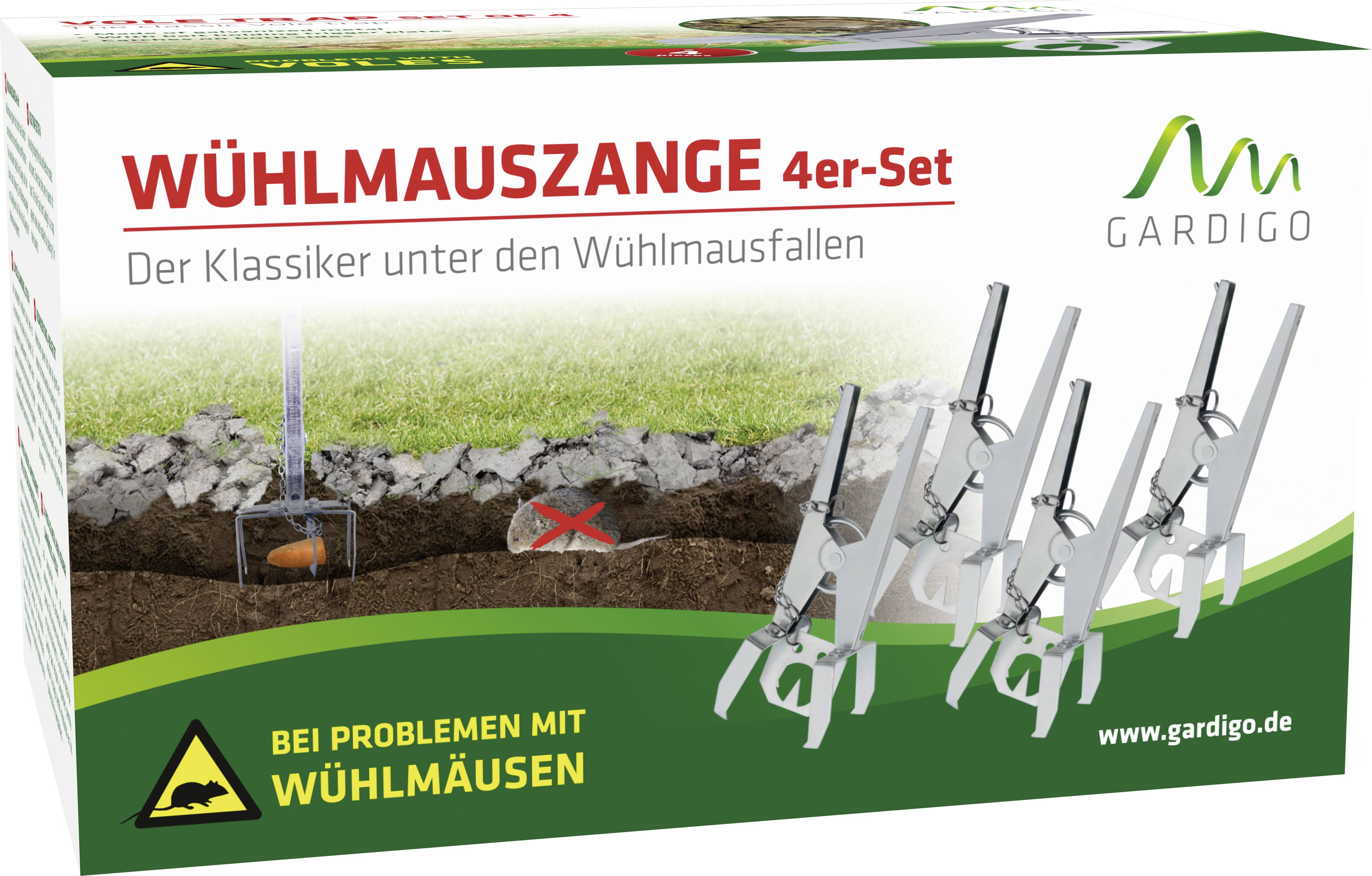 Gardigo Wühlmausfalle 4St.