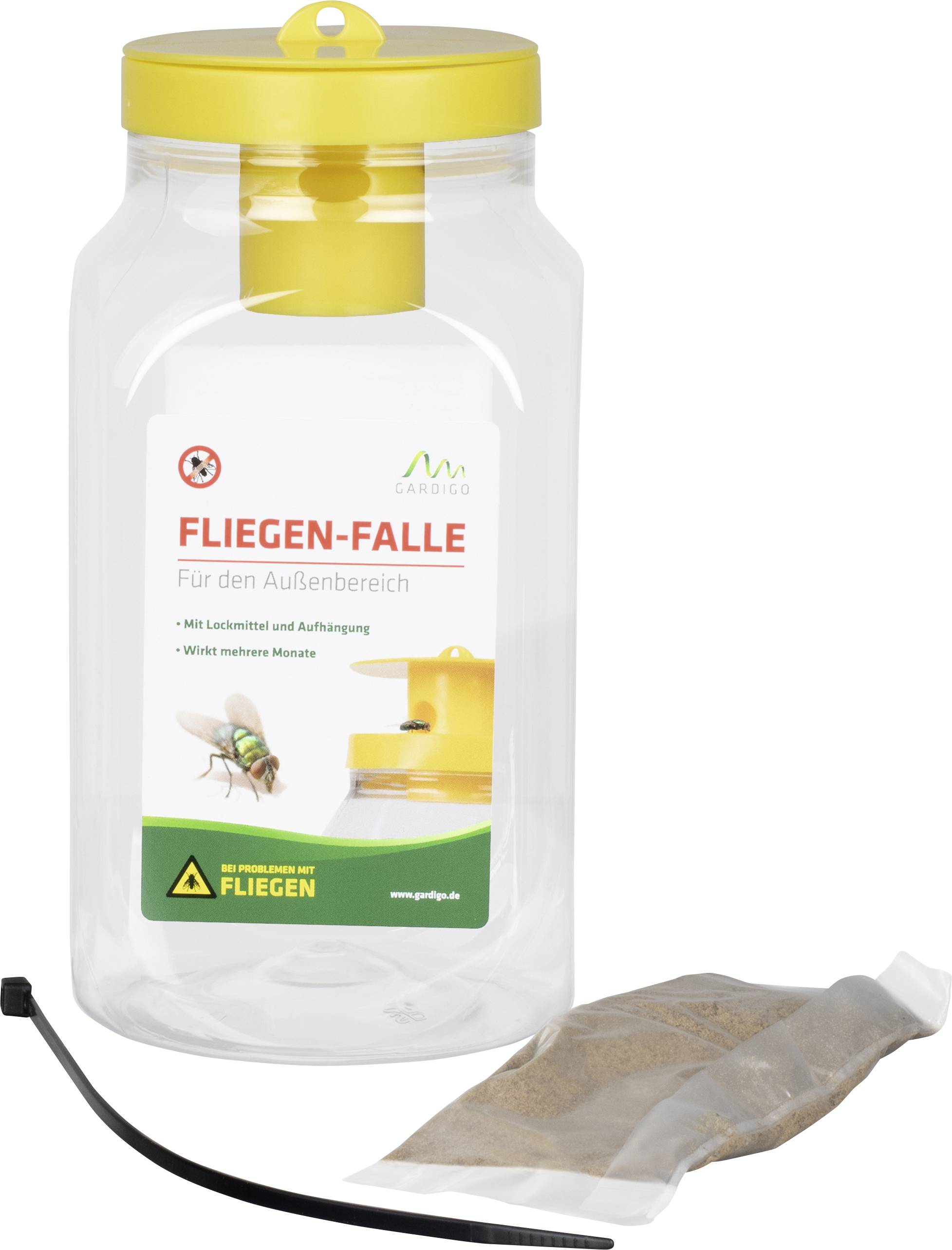 Gardigo 66805 Fliegenfalle Abwehrstoff (Ø x H) 86mm x 195mm 1St.