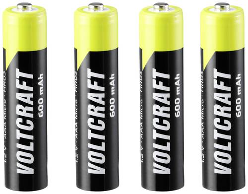 VOLTCRAFT Endurance Micro (AAA)-Akku NiMH 600 mAh 1.2 V 4 St.