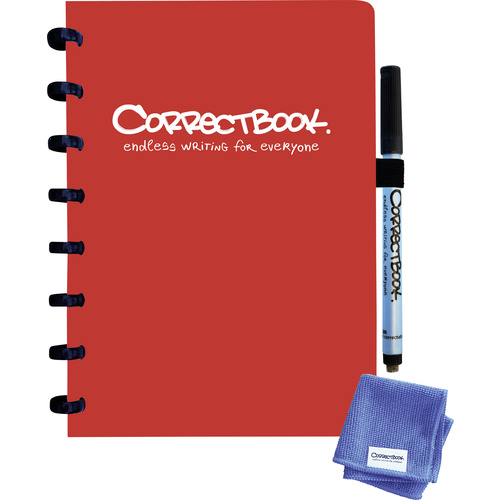 Correctbook DIN A5 red blanko DIN A5 red blanko Cahier rouge DIN A5
