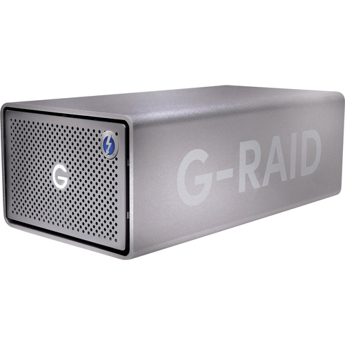 SanDisk Professional G-Raid 2 12TB Externe Festplatte 8.9cm (3.5 Zoll) USB 3.2 Gen 1 (USB 3.0), Thunderbolt 3, HDMI® Space Grau