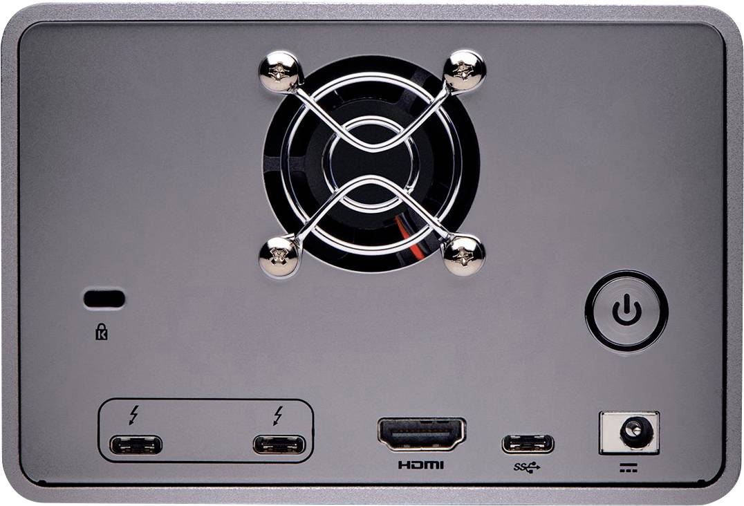 SanDisk Professional G-Raid 2 36 TB Externe Festplatte 8.9 cm (3.5 Zoll) USB-A (USB 3.2 Gen 1), Thunderbolt 3, HDMI® Spacegrau SDPH62H-036T-MBAAD