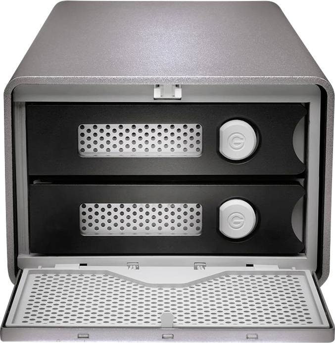 SanDisk Professional G-Raid 2 36 TB Externe Festplatte 8.9 cm (3.5 Zoll) USB-A (USB 3.2 Gen 1), Thunderbolt 3, HDMI® Spacegrau SDPH62H-036T-MBAAD