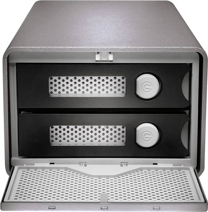 SanDisk Professional G-Raid 2 8TB Externe Festplatte 8.9cm (3.5 Zoll) USB 3.2 Gen 1 (USB 3.0), Thunderbolt 3, HDMI® Space Grau