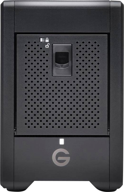 SanDisk Professional G-Raid 2 72 TB Externe Festplatte 8.9 cm (3.5 Zoll) USB-A (USB 3.2 Gen 2), Thunderbolt 3 Schwarz SDPH34H-072T-MBAAB