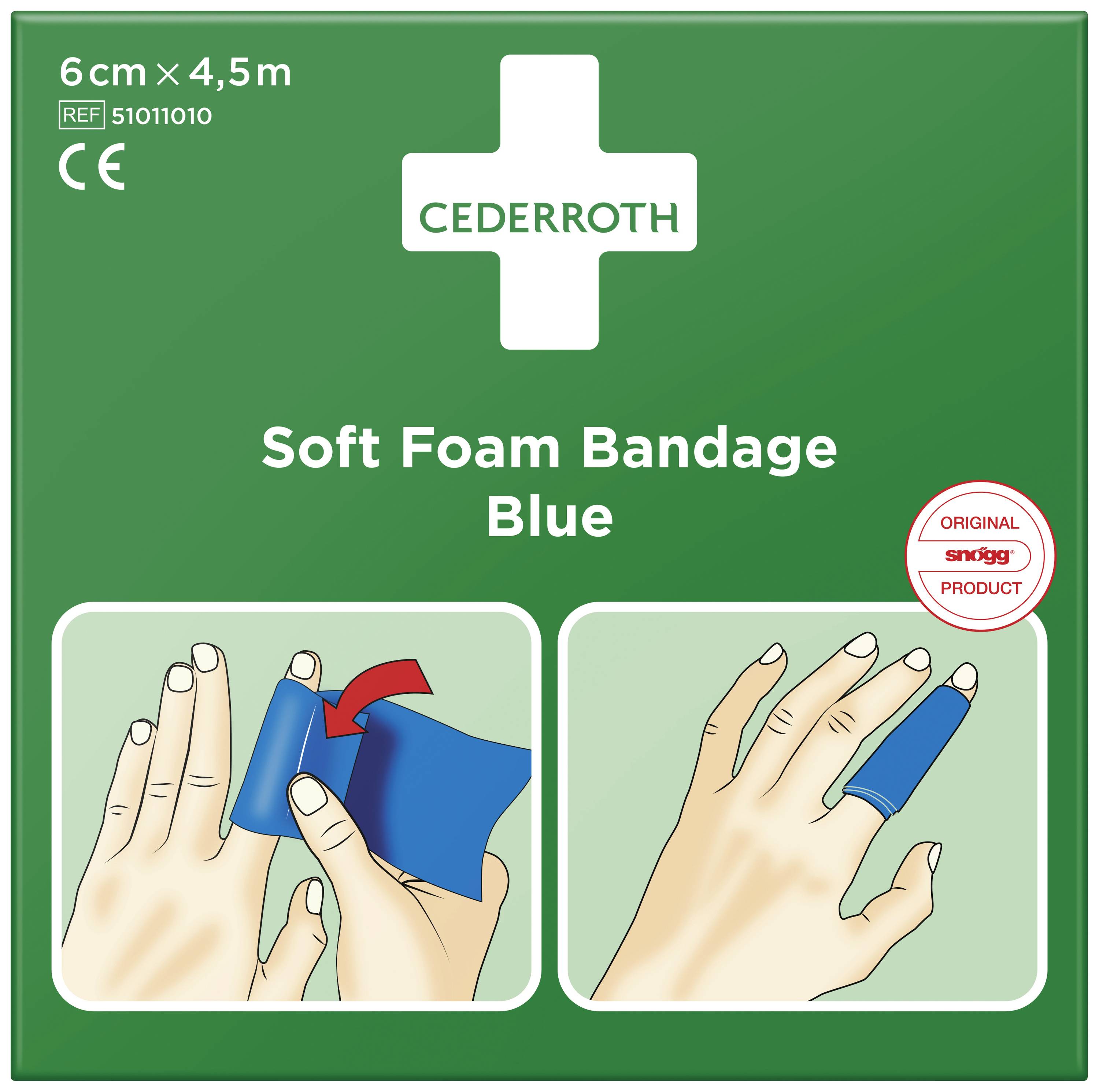 CEDERROTH 1009710 Bandage 4.5 m x 60 mm