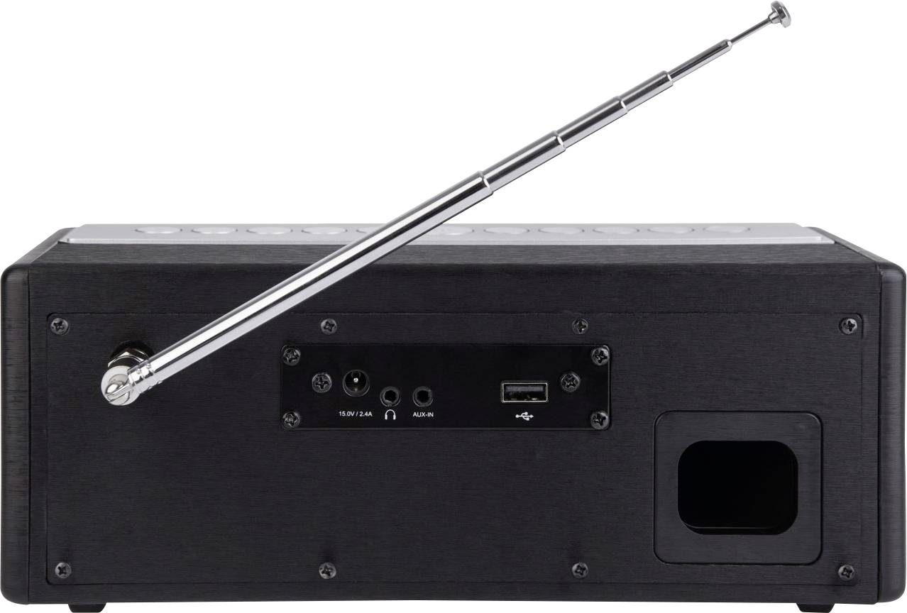 Telestar DIRA S 20 Tischradio DAB+, UKW AUX, DAB+, UKW, USB Akku-Ladefunktion, Inkl. Fernbedienung, Weckfunktion Schwarz