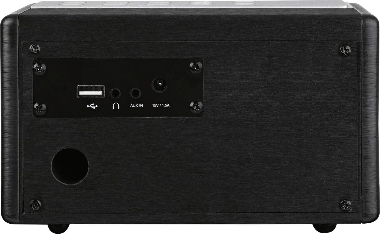 Telestar M 12i Internet Tischradio Internet AUX, USB, WLAN, Internetradio Akku-Ladefunktion, Aufnahmefunktion, Inkl. Fernbedienung, Weckfunktion