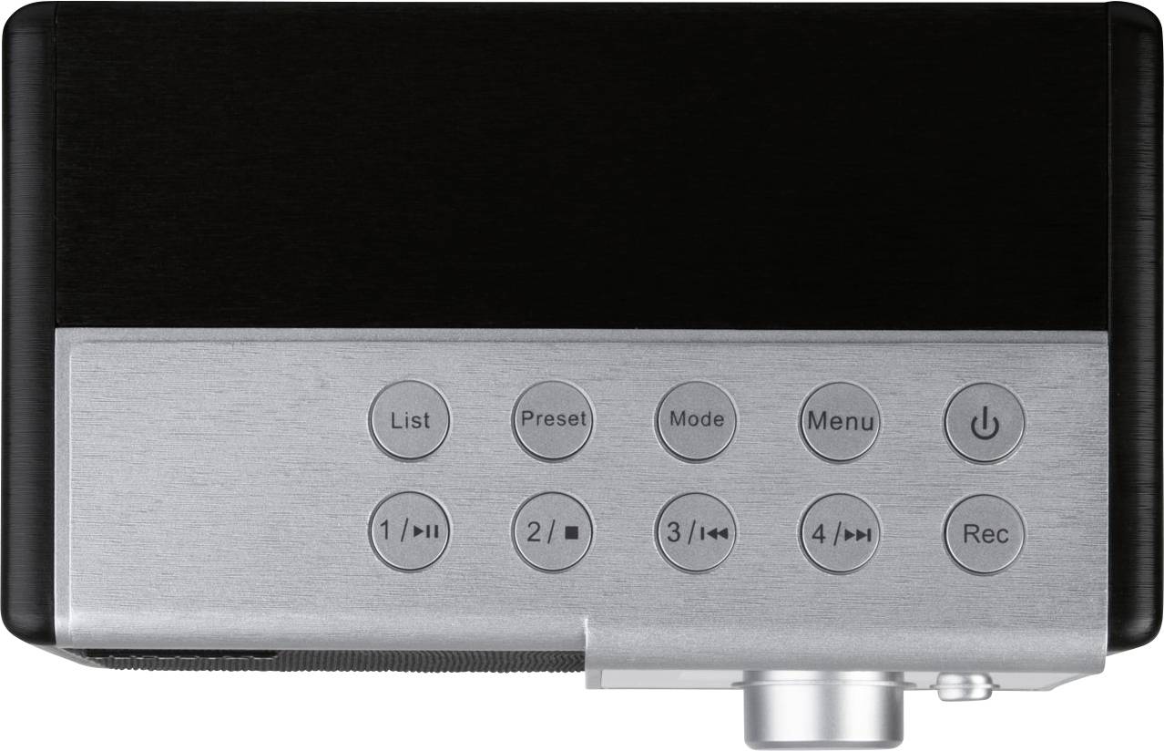 Telestar M 12i Internet Tischradio Internet AUX, USB, WLAN, Internetradio Akku-Ladefunktion, Aufnahmefunktion, Inkl. Fernbedienung, Weckfunktion