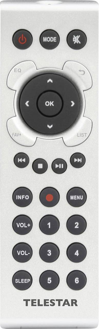 Telestar M 12i Internet Tischradio Internet AUX, USB, WLAN, Internetradio Akku-Ladefunktion, Aufnahmefunktion, Inkl. Fernbedienung, Weckfunktion