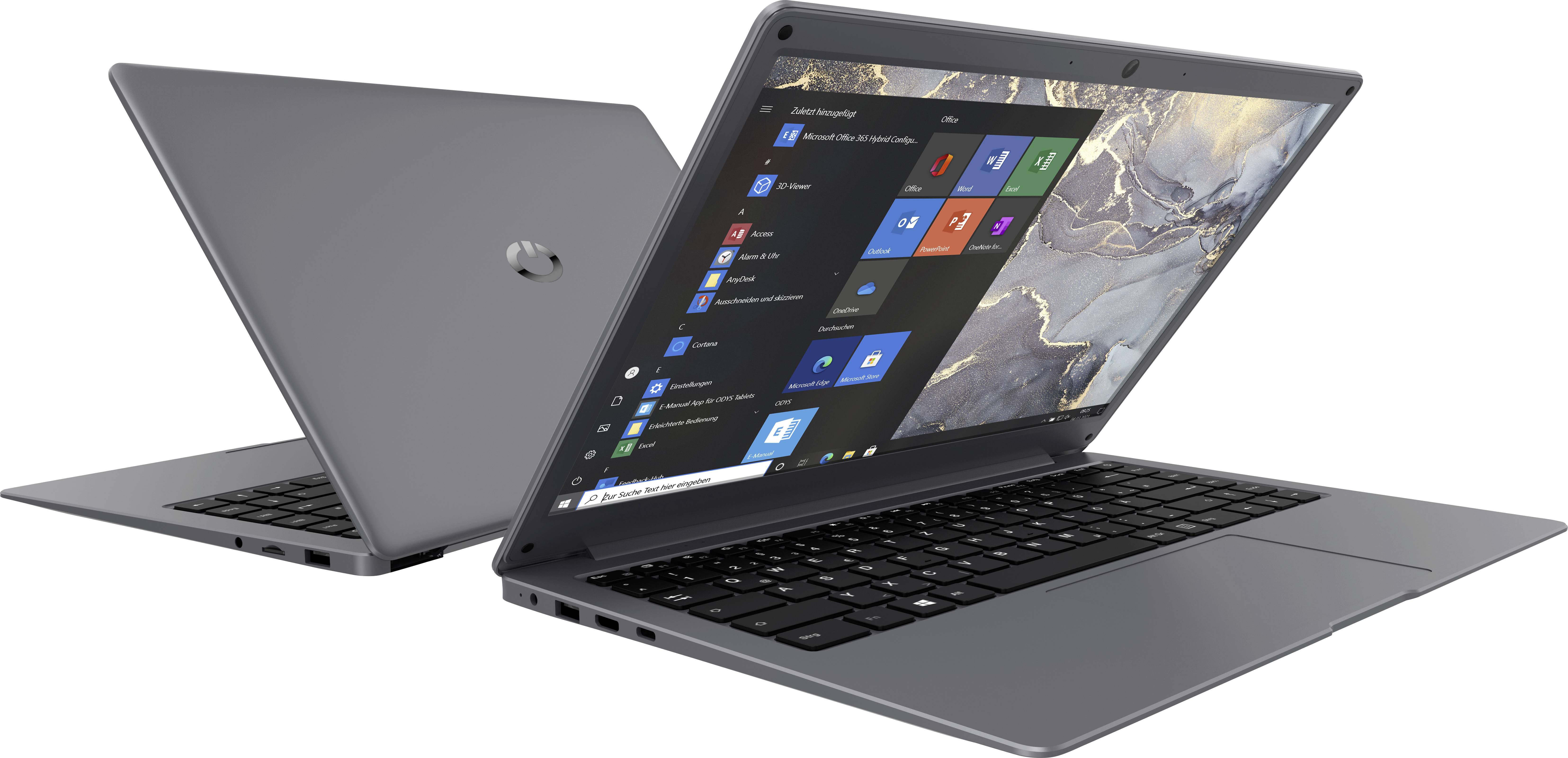 ODYS Notebook mybook 14 PRO 35.8 cm (14.1 Zoll) Full HD Intel® Celeron® N4120 4 GB RAM 64 GB Flash Intel HD Graphics 500 Win 10 Home Grau X620019