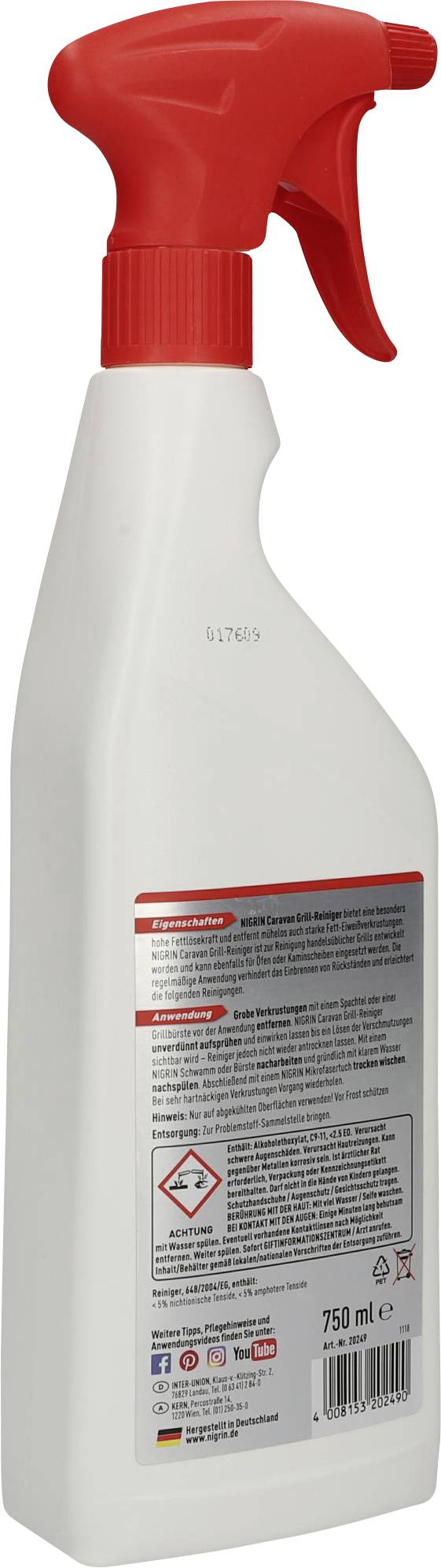 NIGRIN 20249 Reiniger 0.750 l