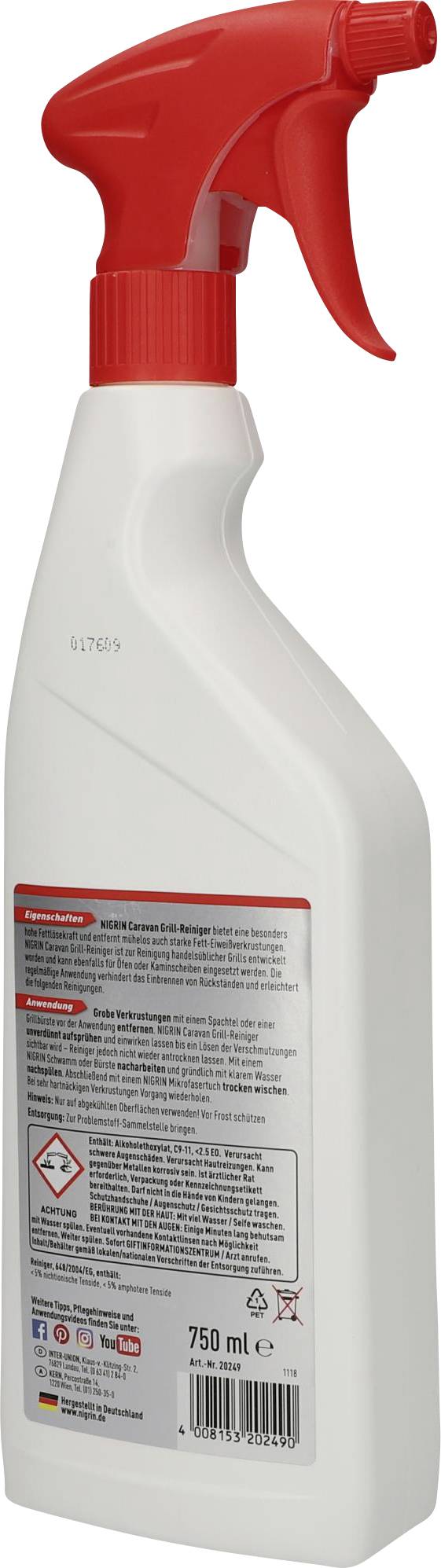 NIGRIN 20249 Reiniger 0.750 l